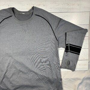 Lululemon - Long Sleeve Shirt - Gray - Men's X-Large